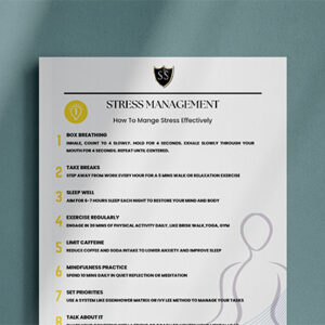 Manage stress