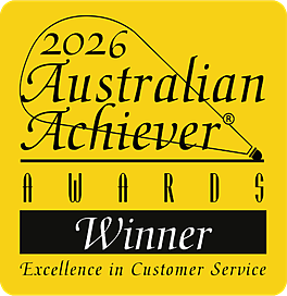 2026 Australian Achiever Awards Winner for Excellence in Customer Service
