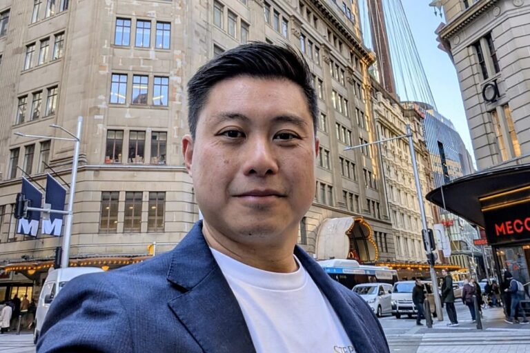 Stephen Soo, business coach, in the Sydney CBD